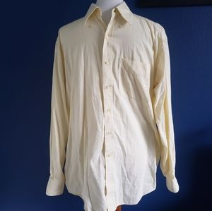 Tommy Hilfiger Pale Yellow Button Down
